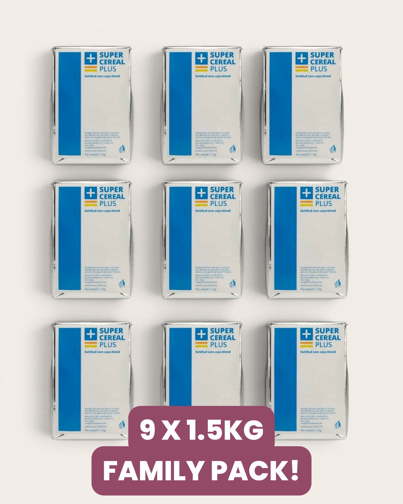 Fafa | Sosoma | Super Cereal Plus | Fortified Corn Soya Blend | 1,5 kg food Grmawit 