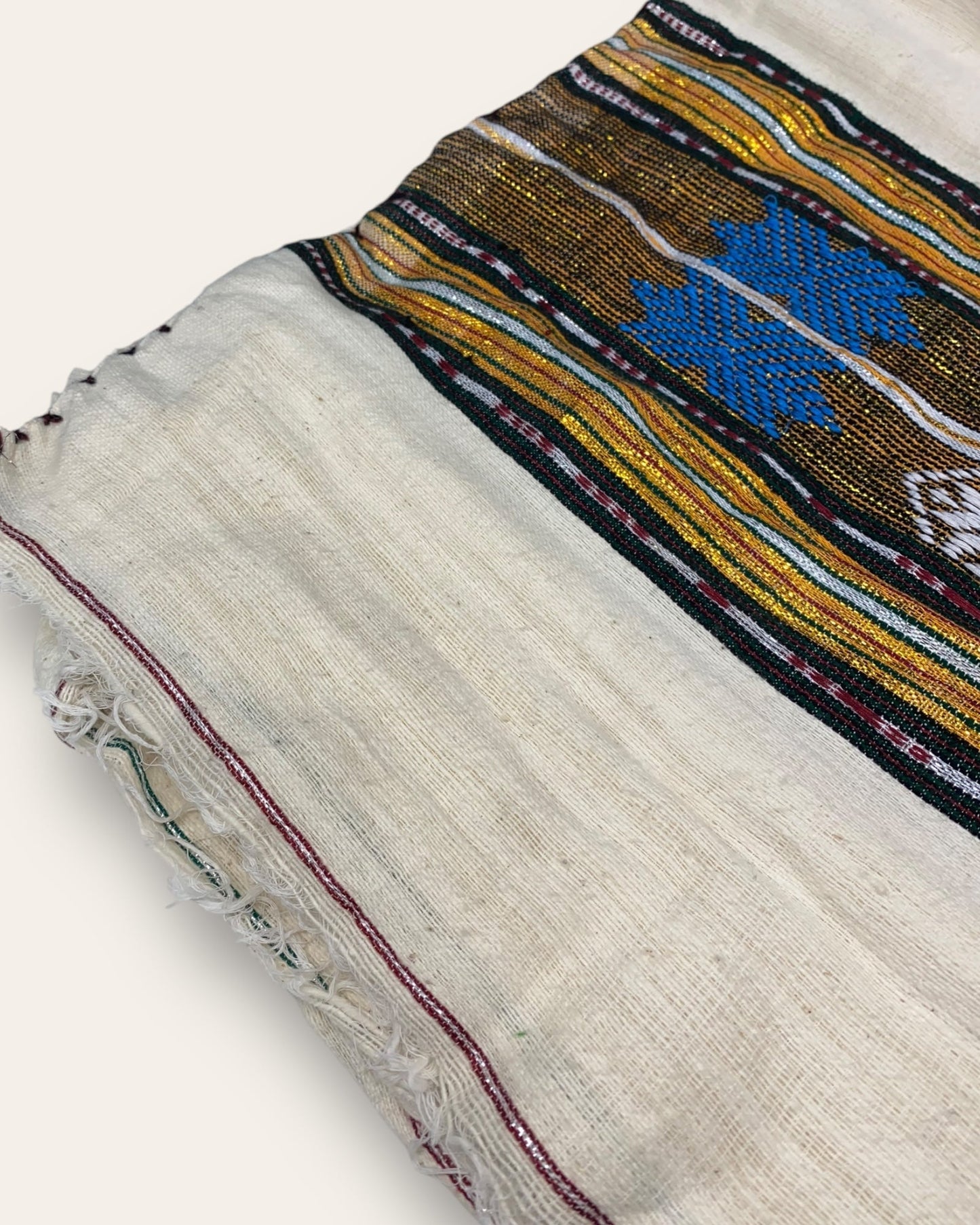 Gabi | Ethiopian 100% Cotton Woven Blanket | #4 Blankets Grmawit 