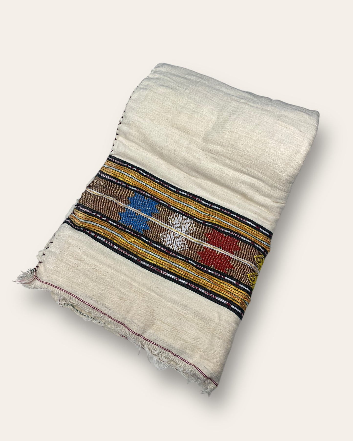 Gabi | Ethiopian 100% Cotton Woven Blanket | #4 Blankets Grmawit 