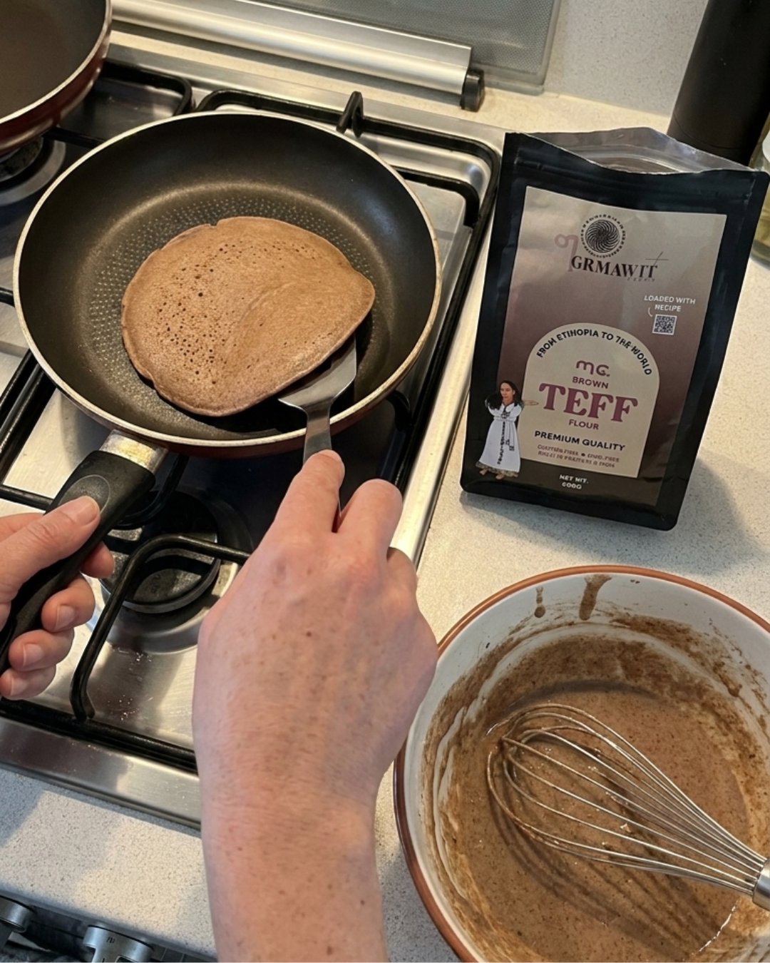 Grmawit Teff Flour | Premium Ethiopian | ጤፍ food Grmawit 