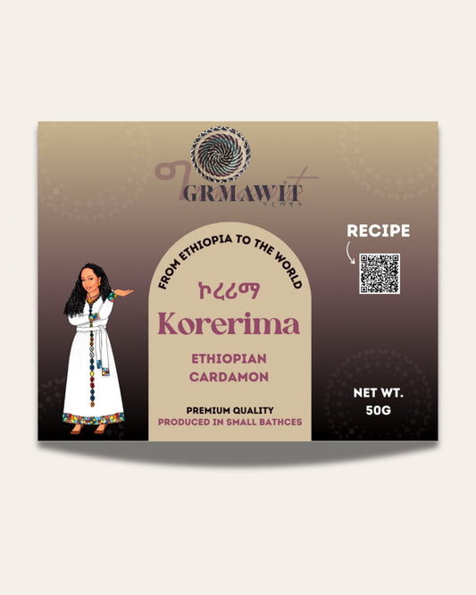 Korerima |Ethiopian Cardamom | Produced in Small Batches Seasonings & Spices Grmawit