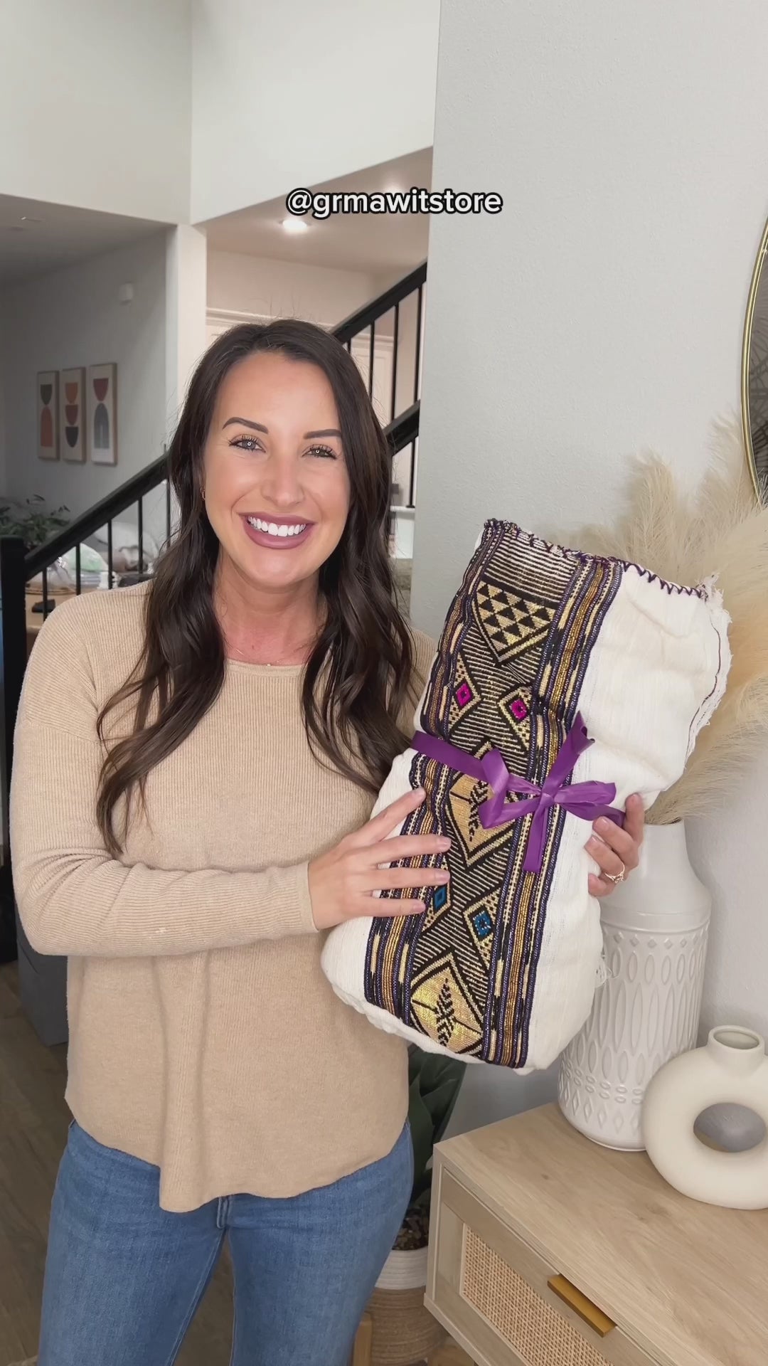 Gabi | Ethiopian 100% Cotton Woven Blanket |  #3