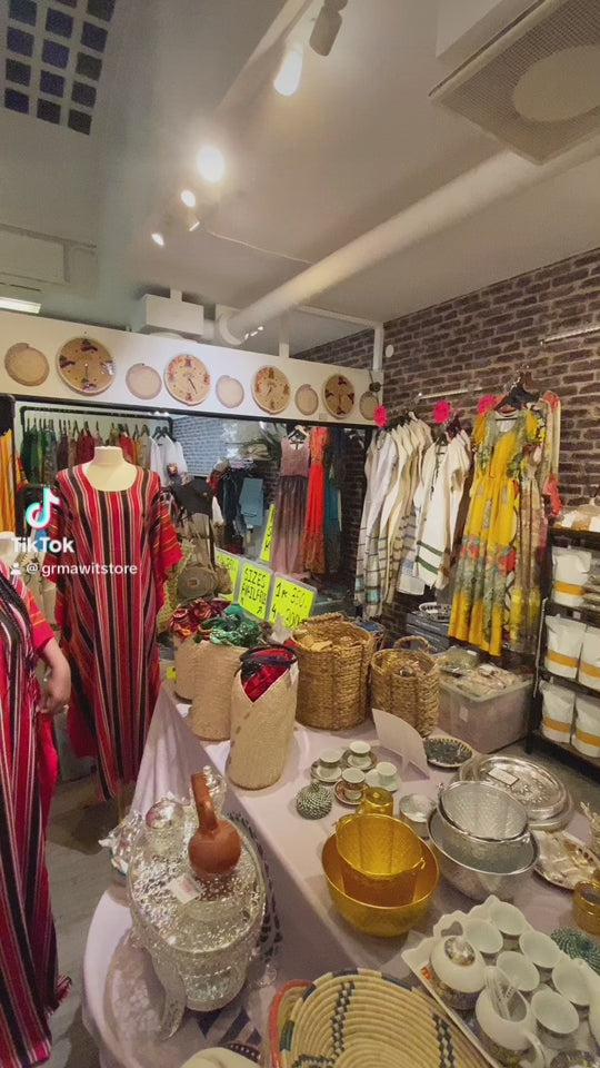 Traditional Eritrean Caftan (Saho/Kunama Dress) Red