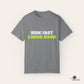 Ride Fast, Laugh Harder Unisex Garment-Dyed T-shirt | Biniam Girmay T-Shirt Grmawit 