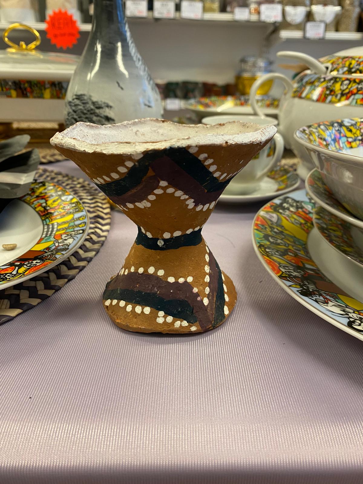 Traditional Incense Burner - Clay Grmawit 