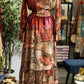 Aisha Chiffon Dress Grmawit Large Red 
