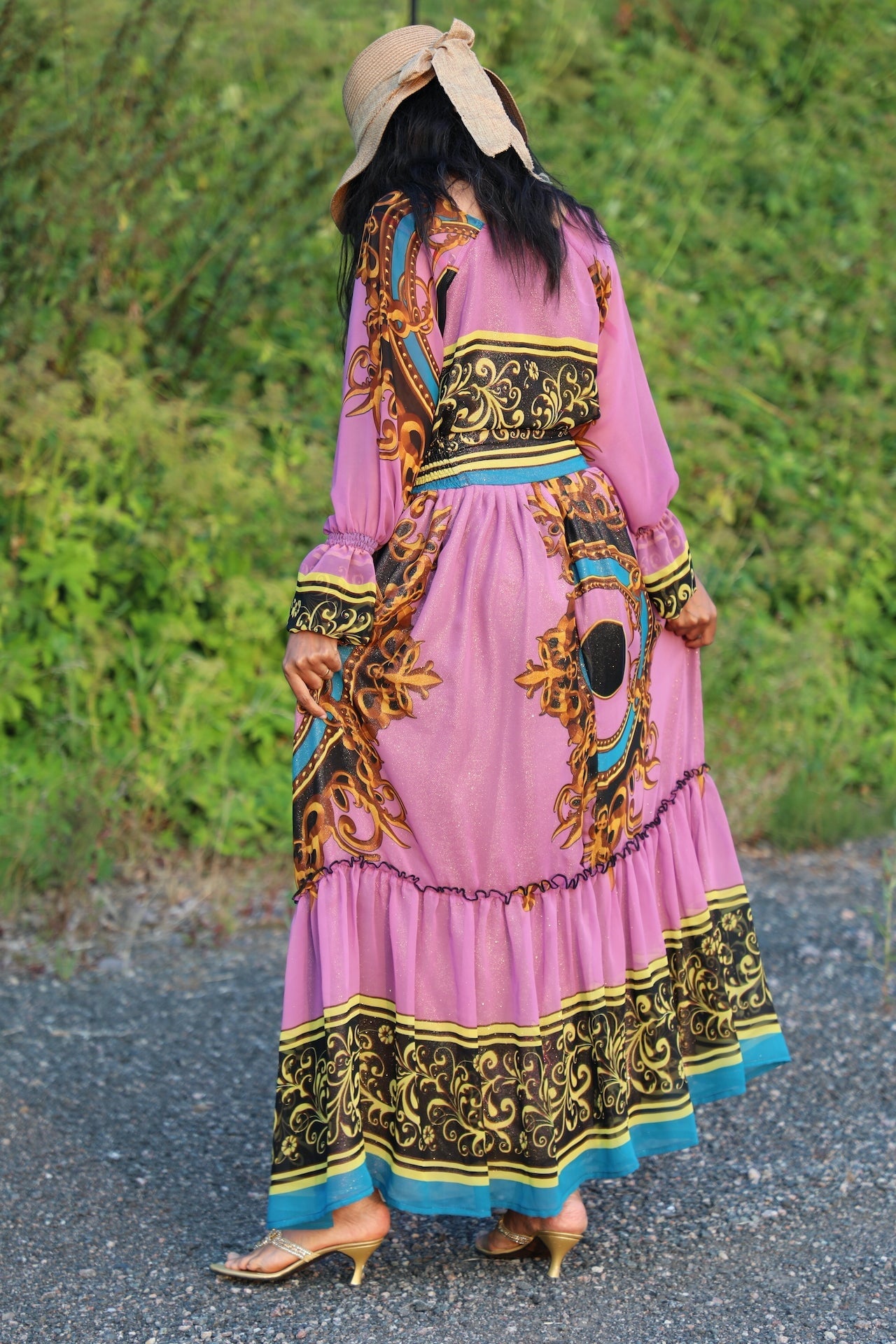 Ghenet Chiffon Dress Grmawit 