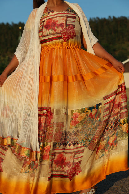 Rahwa Chiffon Dress Grmawit 