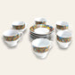 Saba Tlet Coffee Cup & Saucer 6+6/set Extras Grmawit 